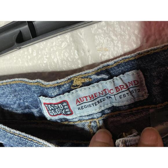 < Vintage Faded Glory High Rise Denim Shorts > - Picture 2 of 4